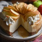 Apple Cider Cheesecake: A Delicious Fall Favorite 5 Apple Cider Cheesecake Slices on a Plate