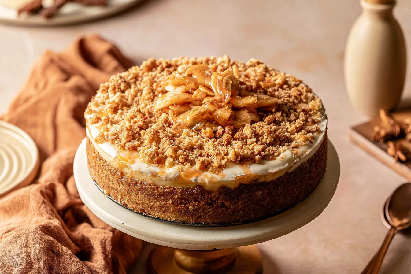 Apple Crumble Cheesecake: A Sweet Treat You Can't Resist 3 Apple Crumble Cheesecake: A Slice of Heaven