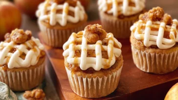 Delicious Apple Pie Cupcakes Ready to Be Enjoyed