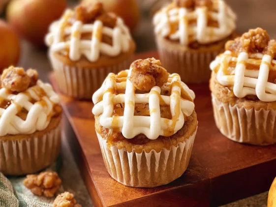 Delicious Apple Pie Cupcakes Ready to Be Enjoyed
