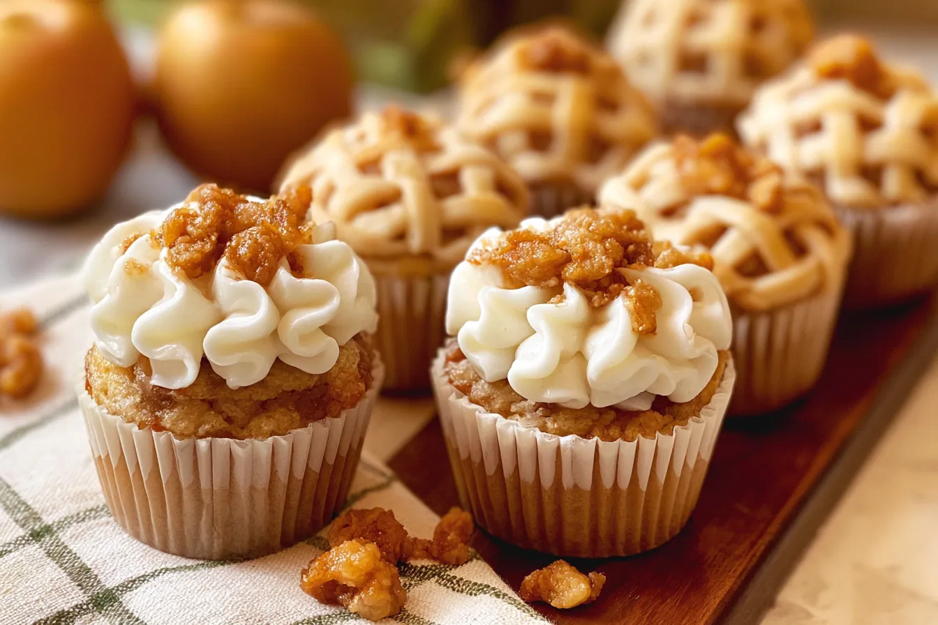 Apple Pie Cupcakes 