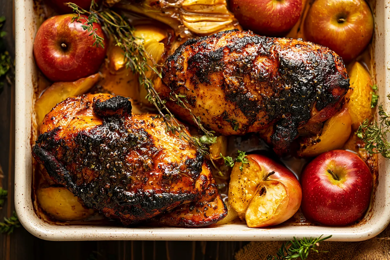Baked Apple Honey Dijon Chicken Breasts: A Tasty Delight 4 Baked Apple Honey Dijon Chicken Breasts
