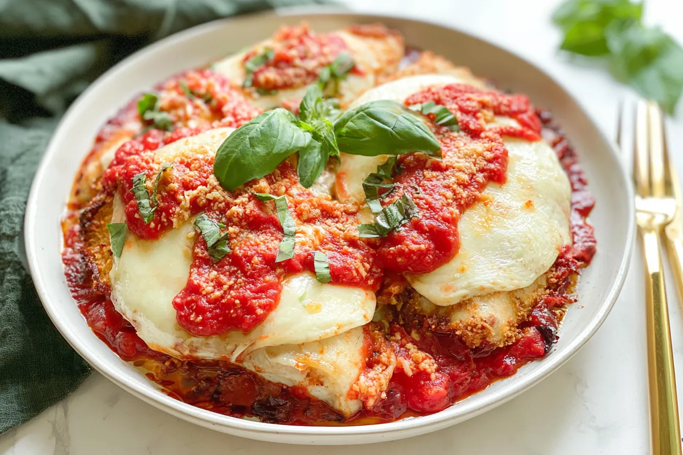Baked Chicken Mozzarella — One-Pan, 30 Minutes for Deliciousness 4 Baked Chicken Mozzarella — One-Pan, 30 Minutes