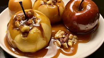 Baked Caramel Stuffed Apples – Easy Fall Dessert Idea