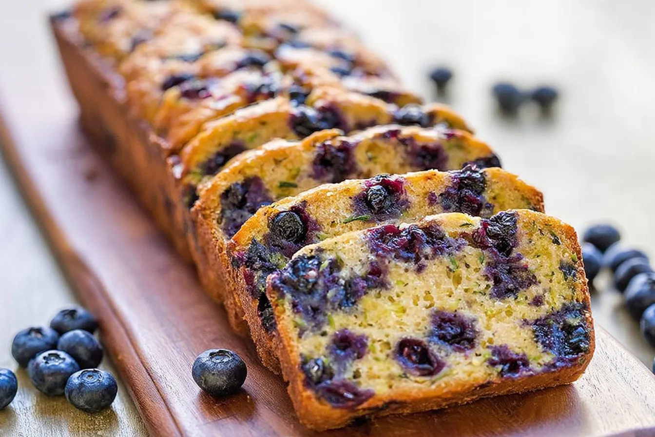 Blueberry Zucchini Bread 