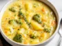Delicious Broccoli Potato Cheese Soup in a Bowl