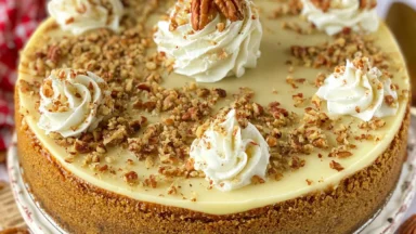 Browned Butter Pecan Cheesecake: A Slice of Heaven