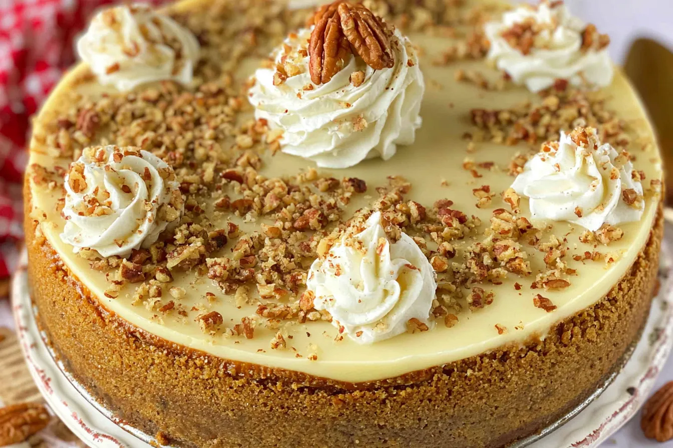 Browned Butter Pecan Cheesecake: Irresistibly Delicious! 3 Browned Butter Pecan Cheesecake: A Slice of Heaven
