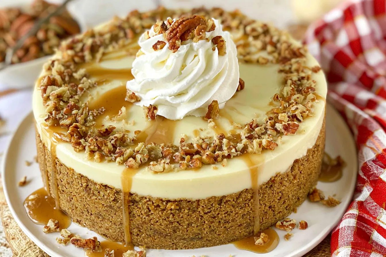 Browned Butter Pecan Cheesecake 