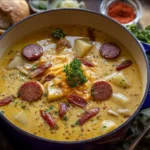 Hearty Cajun Potato Soup Bowl