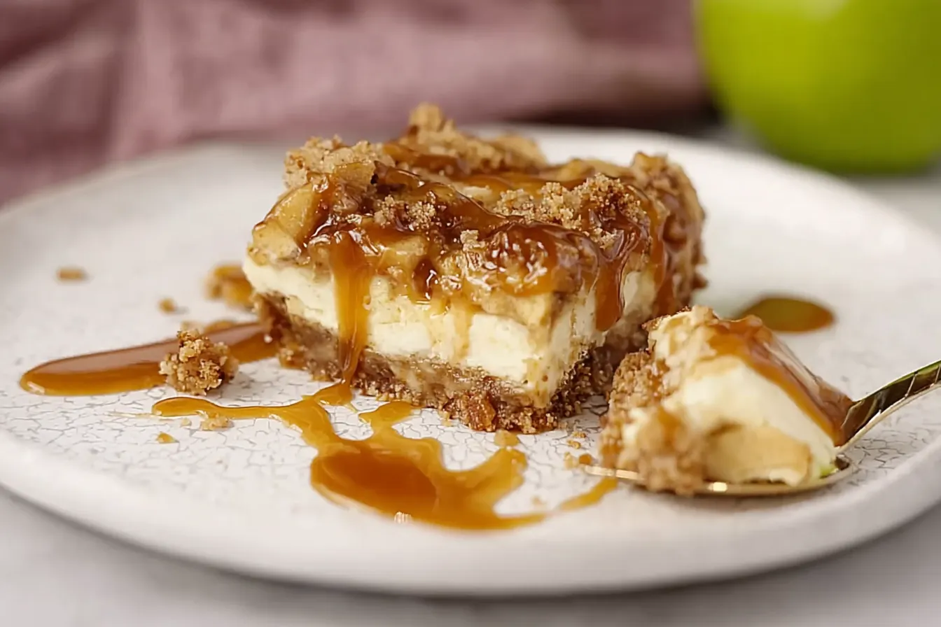 Caramel Apple Cheesecake Bars: A Delightful Fall Treat 4 Caramel Apple Cheesecake Bars