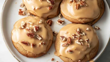 Delicious Caramel Apple Cookies Freshly Baked