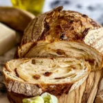 Caramelized Onion & Gouda Sourdough Freshly Baked Bread