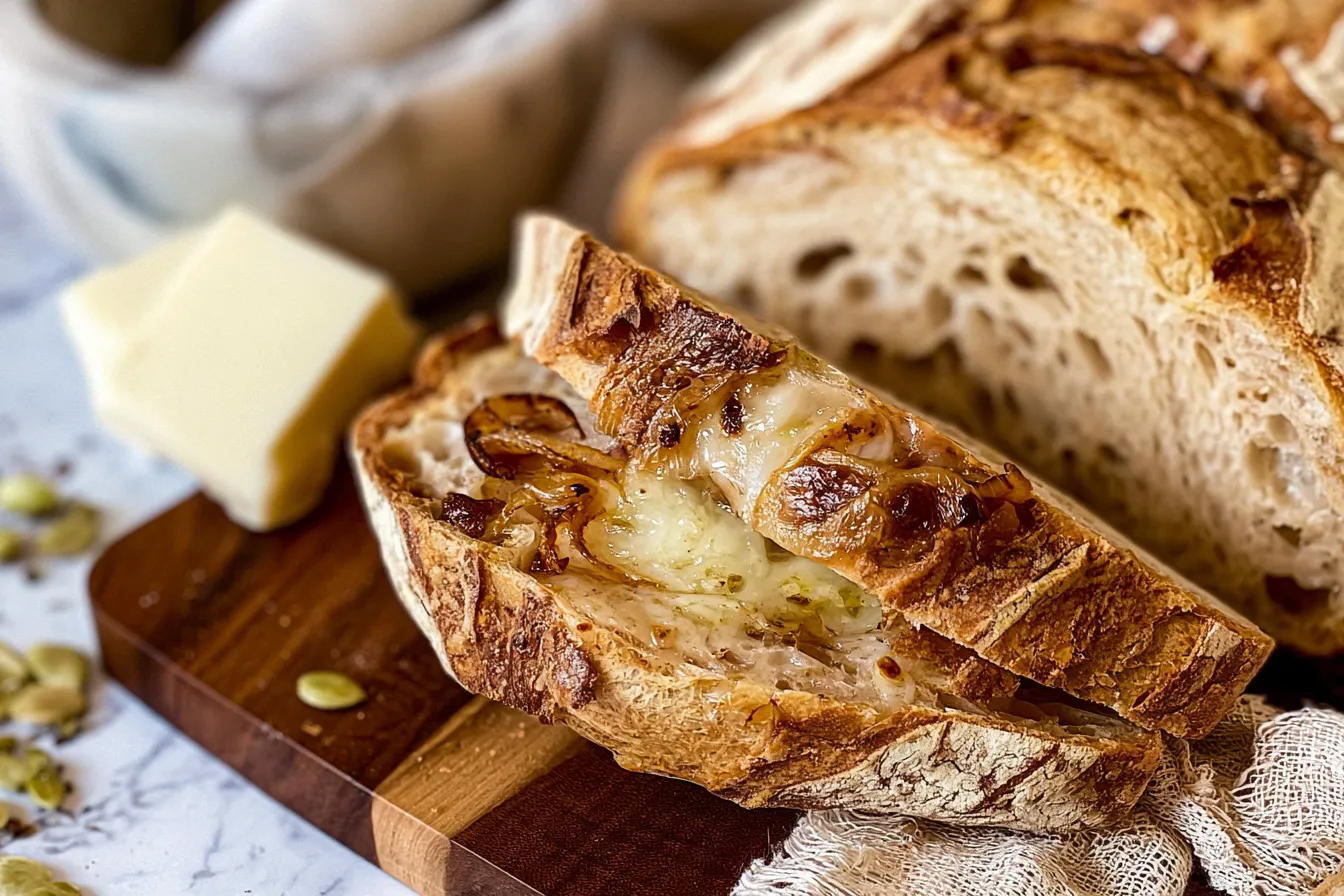 Caramelized Onion & Gouda Sourdough 