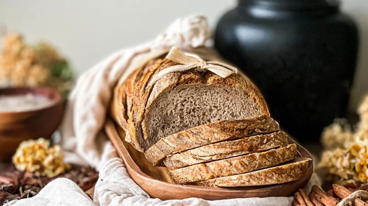 Homemade Chai Sourdough Bread Freshly Baked