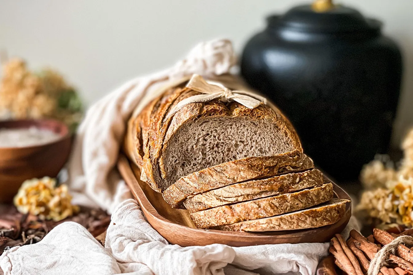 Homemade Chai Sourdough Bread Freshly Baked