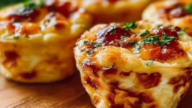 Cheesy Muffin Tin Cottage Cheese Egg Bites
