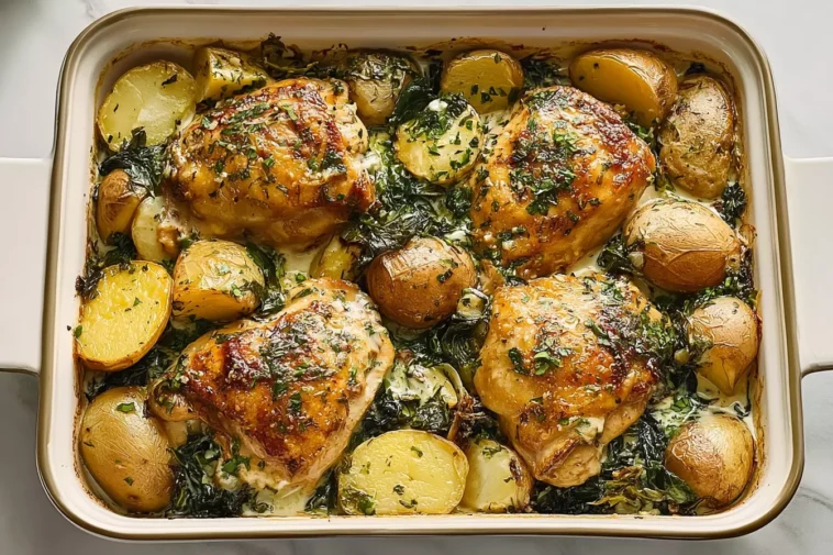 Chicken and Potatoes with Garlic Parmesan Cream Sauce – Yum! 3 Chicken and Potatoes with Garlic Parmesan Cream Sauce