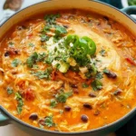Delicious Chicken Enchilada Soup in a Bowl