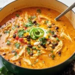 Chicken Enchilada Soup: A Delicious Comfort Food Surprise 15 Delicious Chicken Enchilada Soup in a Bowl