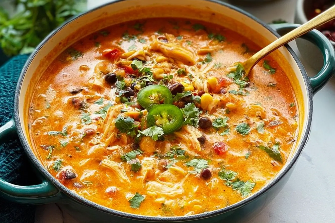 Chicken Enchilada Soup 