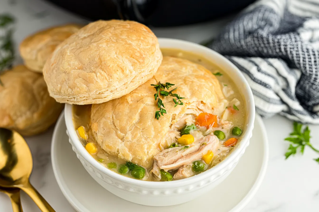Chicken Pot Pie in Crock Pot 