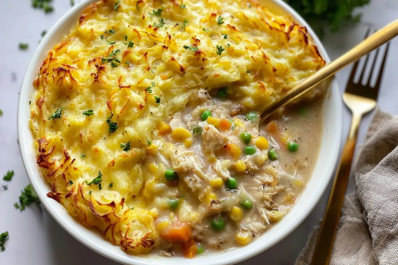 Delicious Chicken Shepherd’s Pie Ready to Serve