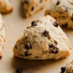 Mouthwatering Chocolate Chip Sourdough Scones Freshly Baked
