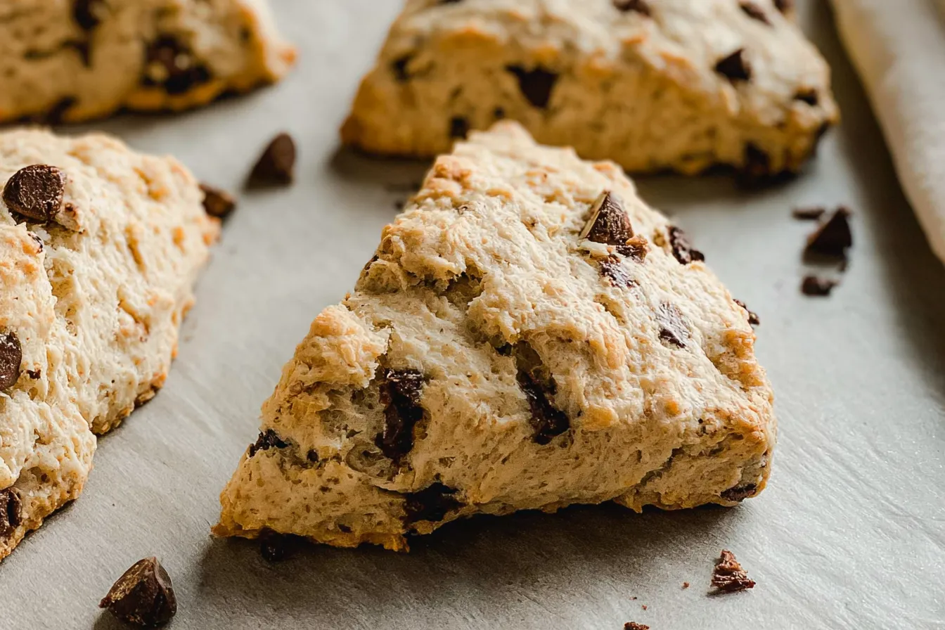 Chocolate Chip Sourdough Scones 