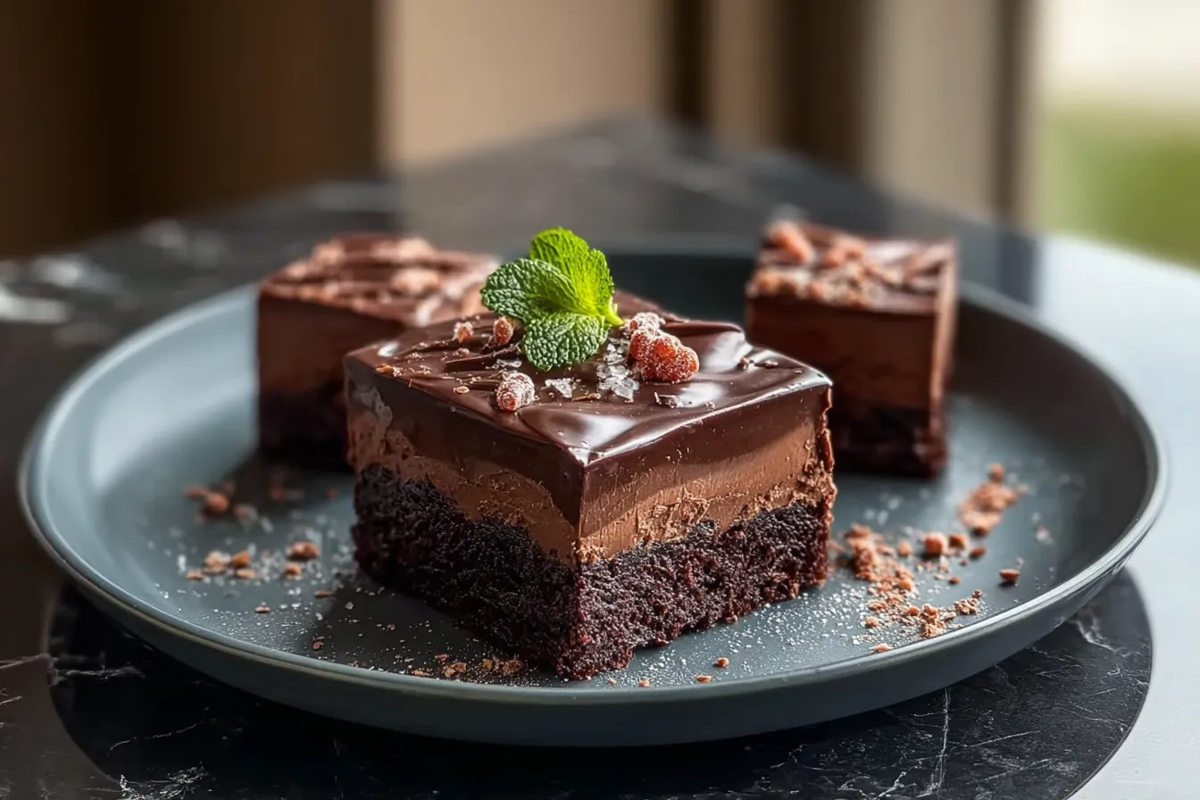 Chocolate Mousse Brownies – Creamy Decadent Layers 