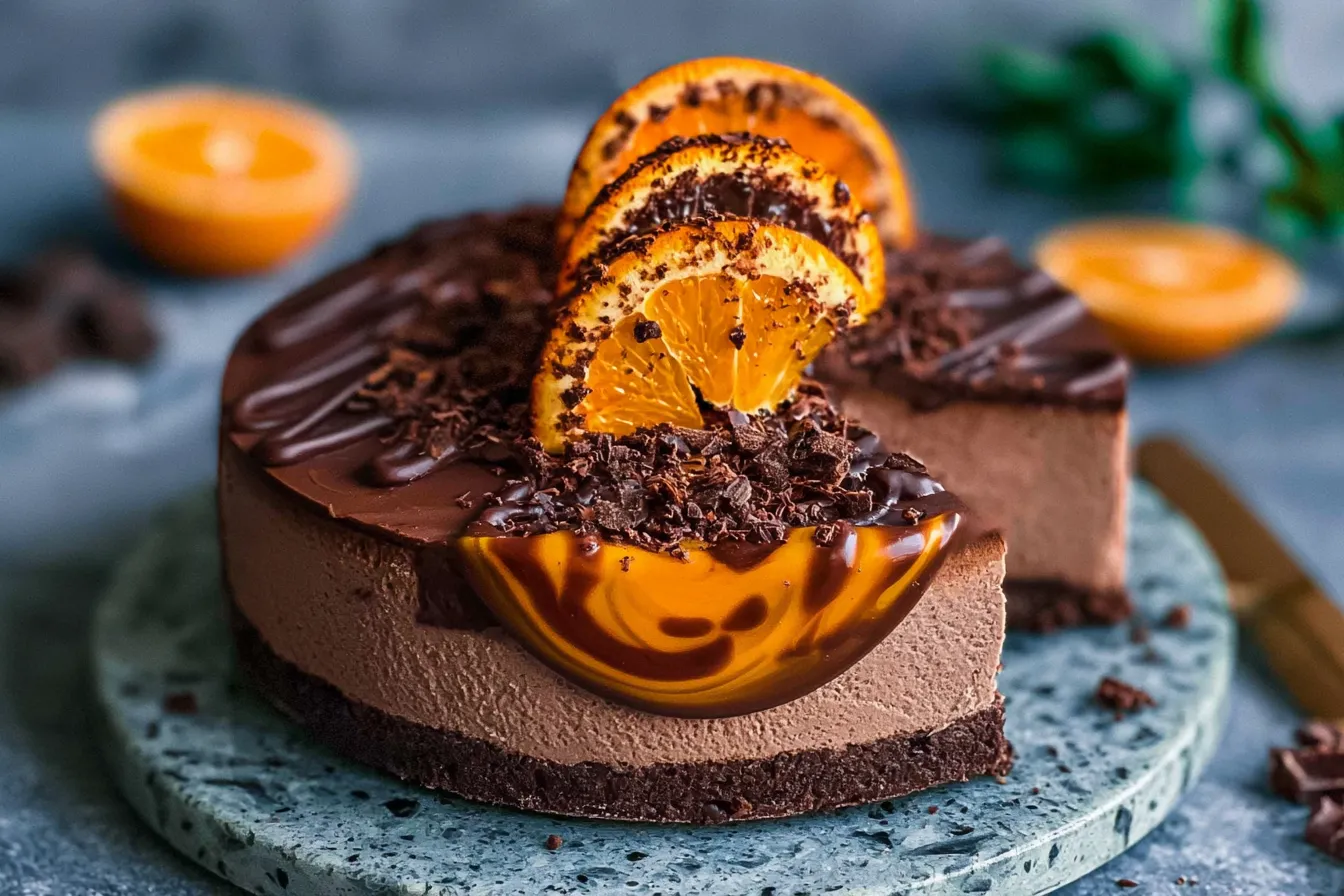 Chocolate Orange Cheesecake 