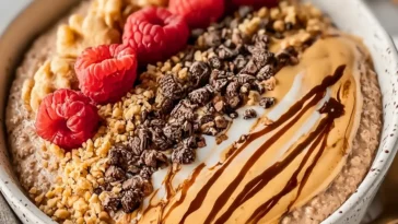 Chocolate Peanut Butter Protein Yogurt Bowl - Delicious & Nutritious
