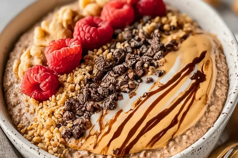 Chocolate Peanut Butter Protein Yogurt Bowl - Delicious & Nutritious