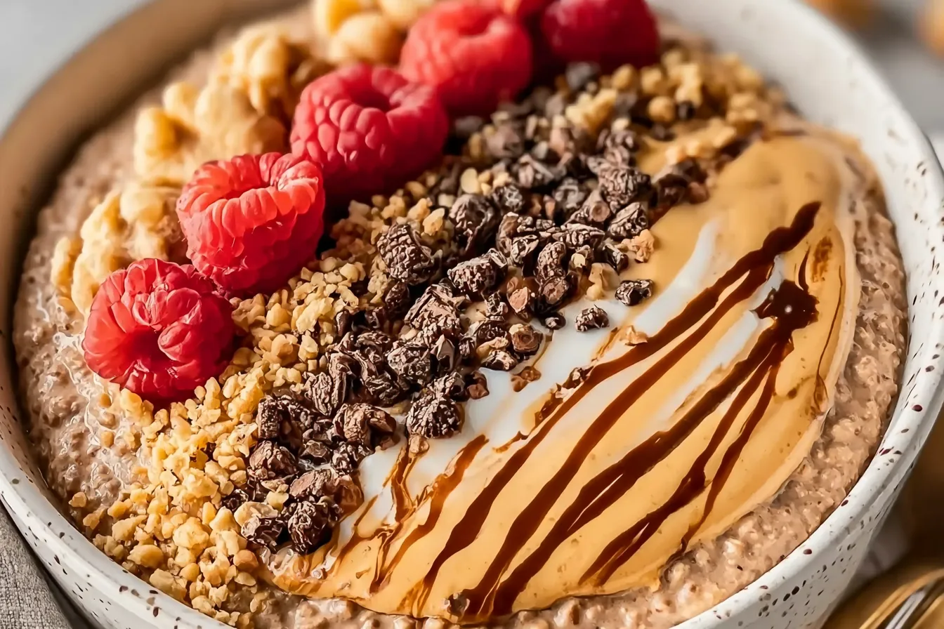 Chocolate Peanut Butter Protein Yogurt Bowl - Delicious & Nutritious