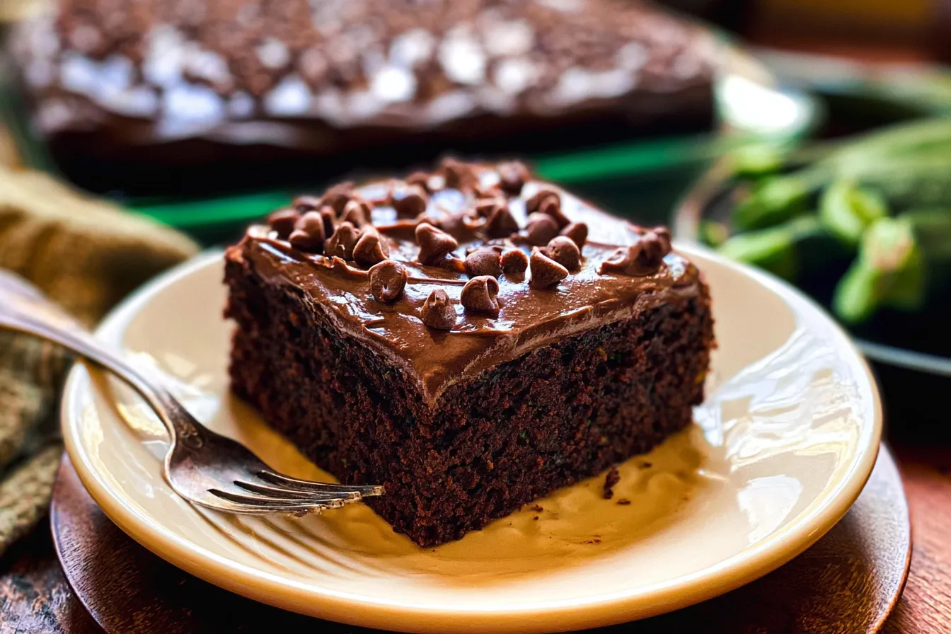 Chocolate Zucchini Cake 