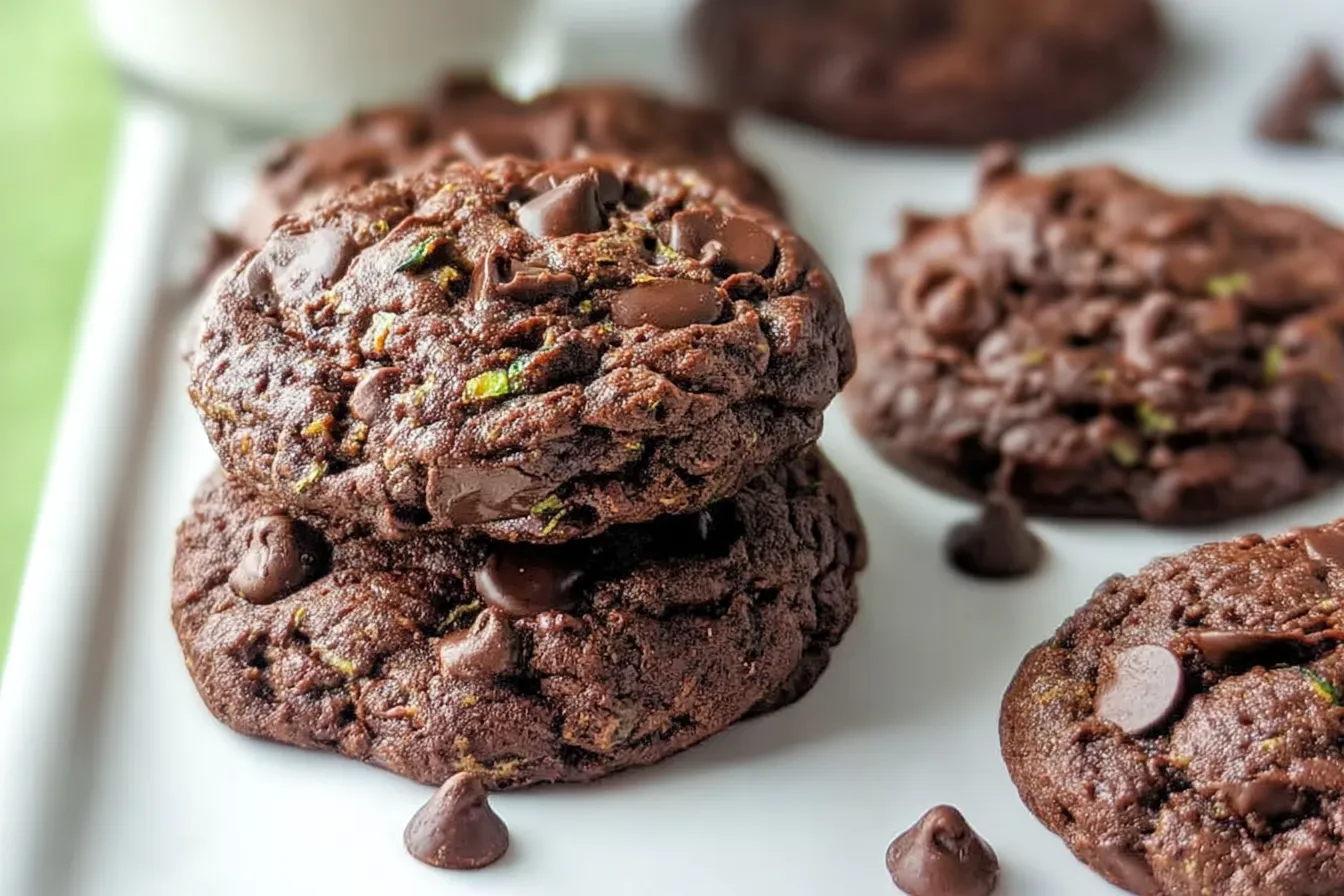 Chocolate Zucchini Cookies 