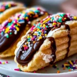 Churro Ice Cream Tacos: A Sweet Delight You Must Try! 5 Churro Ice Cream Tacos Ready to Serve