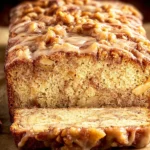 Warm Cinnamon Apple Bread Freshly Baked
