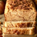 Warm Cinnamon Apple Bread Slice