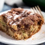 Cinnamon Zucchini Coffee Cake Freshly Baked