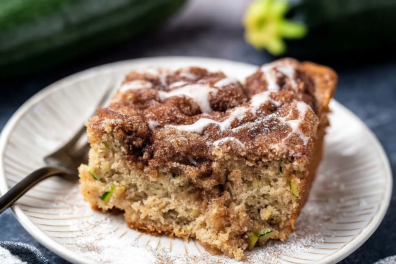 Cinnamon Zucchini Coffee Cake 