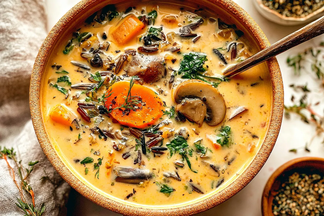 Cozy Autumn Wild Rice Soup: A Heartwarming Comfort Food 4 Cozy Autumn Wild Rice Soup