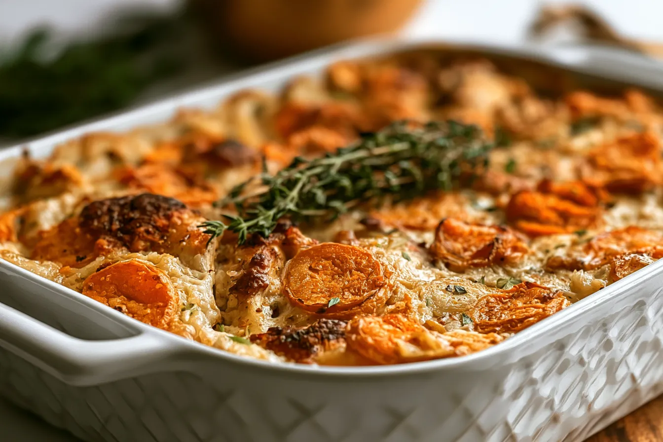 Cozy Fall Chicken Casserole with a Twisted Tradition