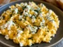 Creamy Cottage Cheese Scrambled Eggs on a Breakfast Plate