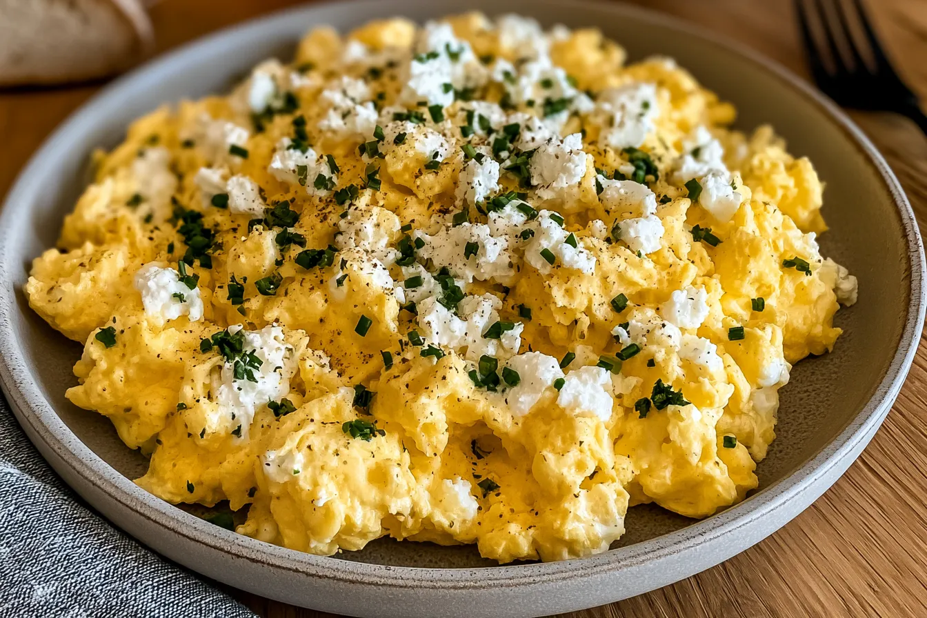 Creamy Cottage Cheese Scrambled Eggs: A Breakfast Delight 4 Creamy Cottage Cheese Scrambled Eggs