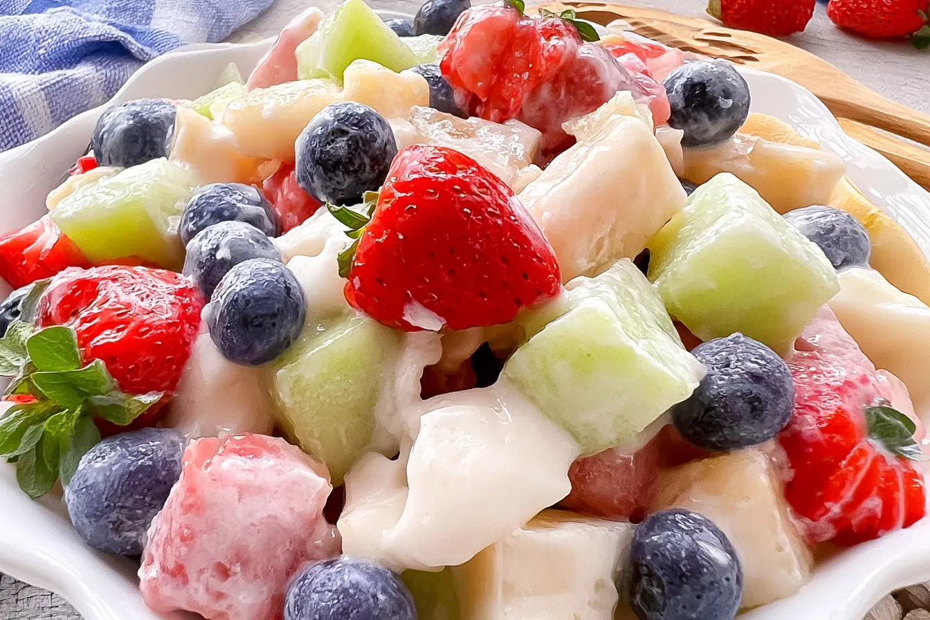 Creamy Fruit Salad Recipe (The One You Love) - So Delicious! 3 Creamy Fruit Salad Bowl
