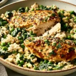 Creamy Lemon Chicken Skillet with Spinach & Peas: A Delight! 5 Creamy Lemon Chicken Skillet with Spinach & Peas