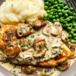 Creamy Mushroom Chicken: A Comforting Delight to Savor 15 Creamy Mushroom Chicken Plated and Ready to Serve