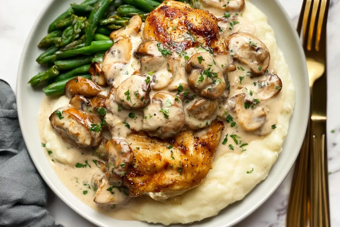 Creamy Mushroom Chicken: A Comforting Delight to Savor 4 Creamy Mushroom Chicken