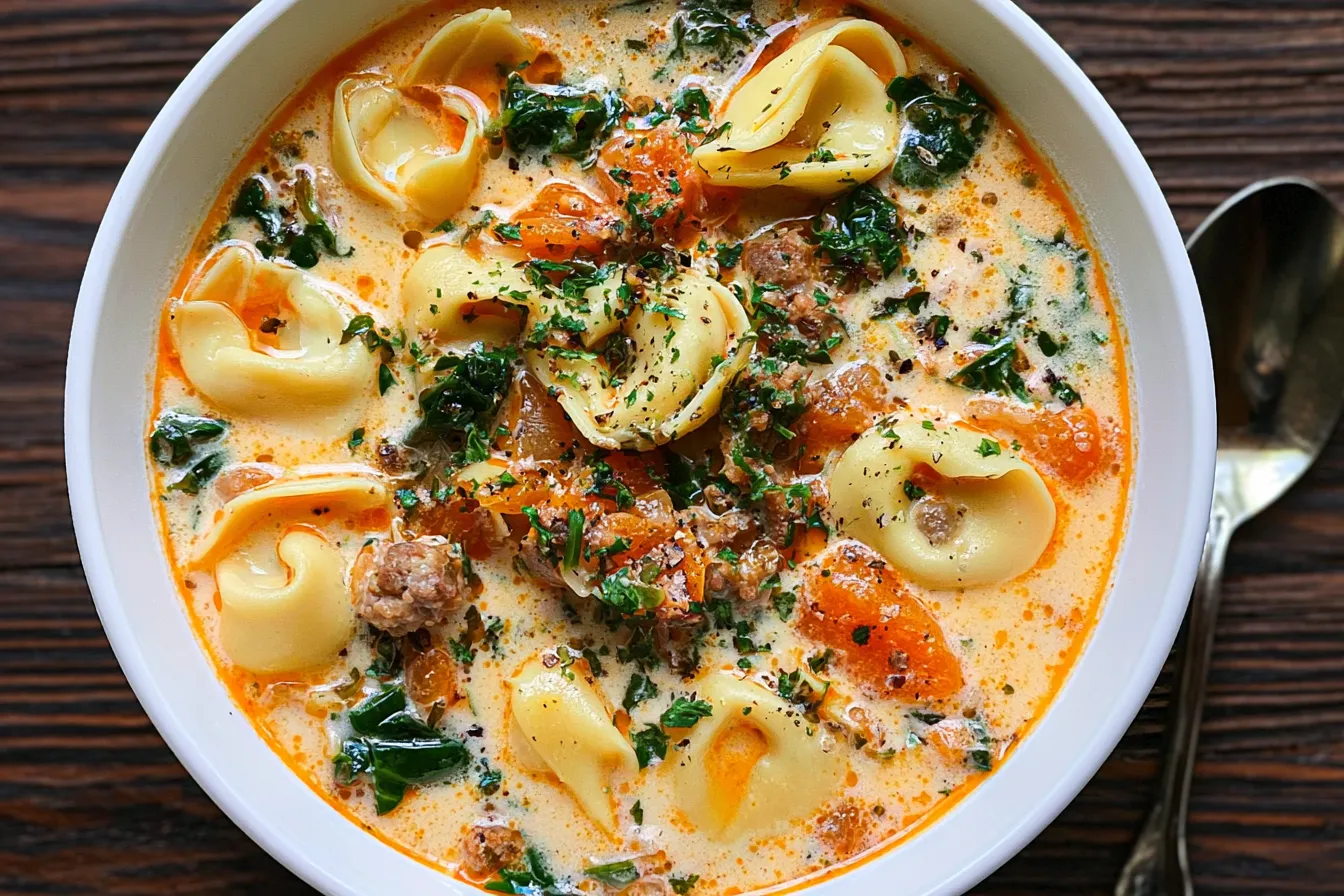 Creamy Sausage Tortellini Soup: A Comforting Delight 4 Creamy Sausage Tortellini Soup